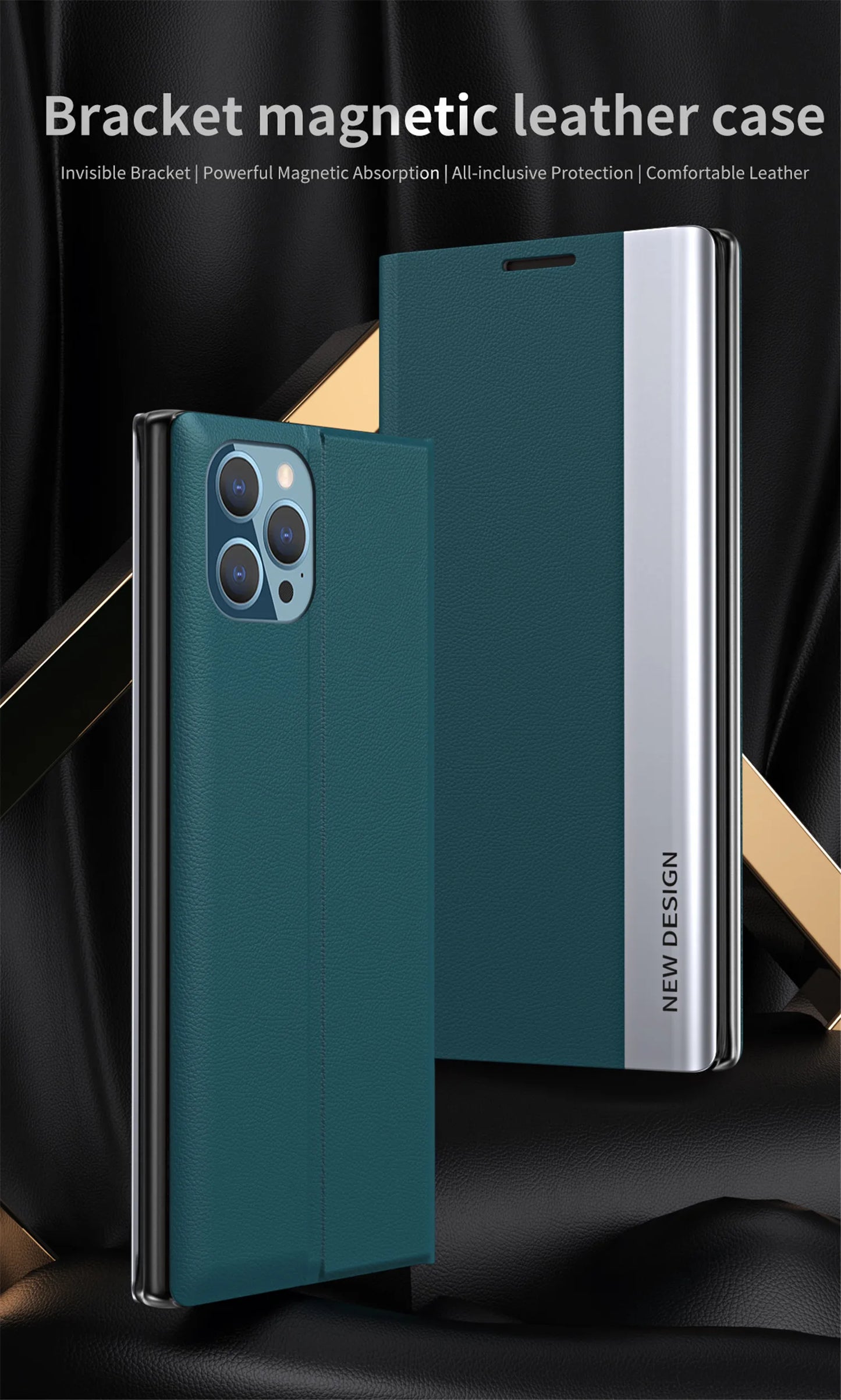 Luxury Flip Case For Samsung Galaxy A54 A34 A24 A14 A73 A53 A33 A23 A13 A52S A32 A22 A12 Wallet Stand Book Phone Cover