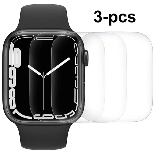Screen Protector Film For Apple Watch Series 10 46mm 42mm Soft TPU Hydrogel HD Clear