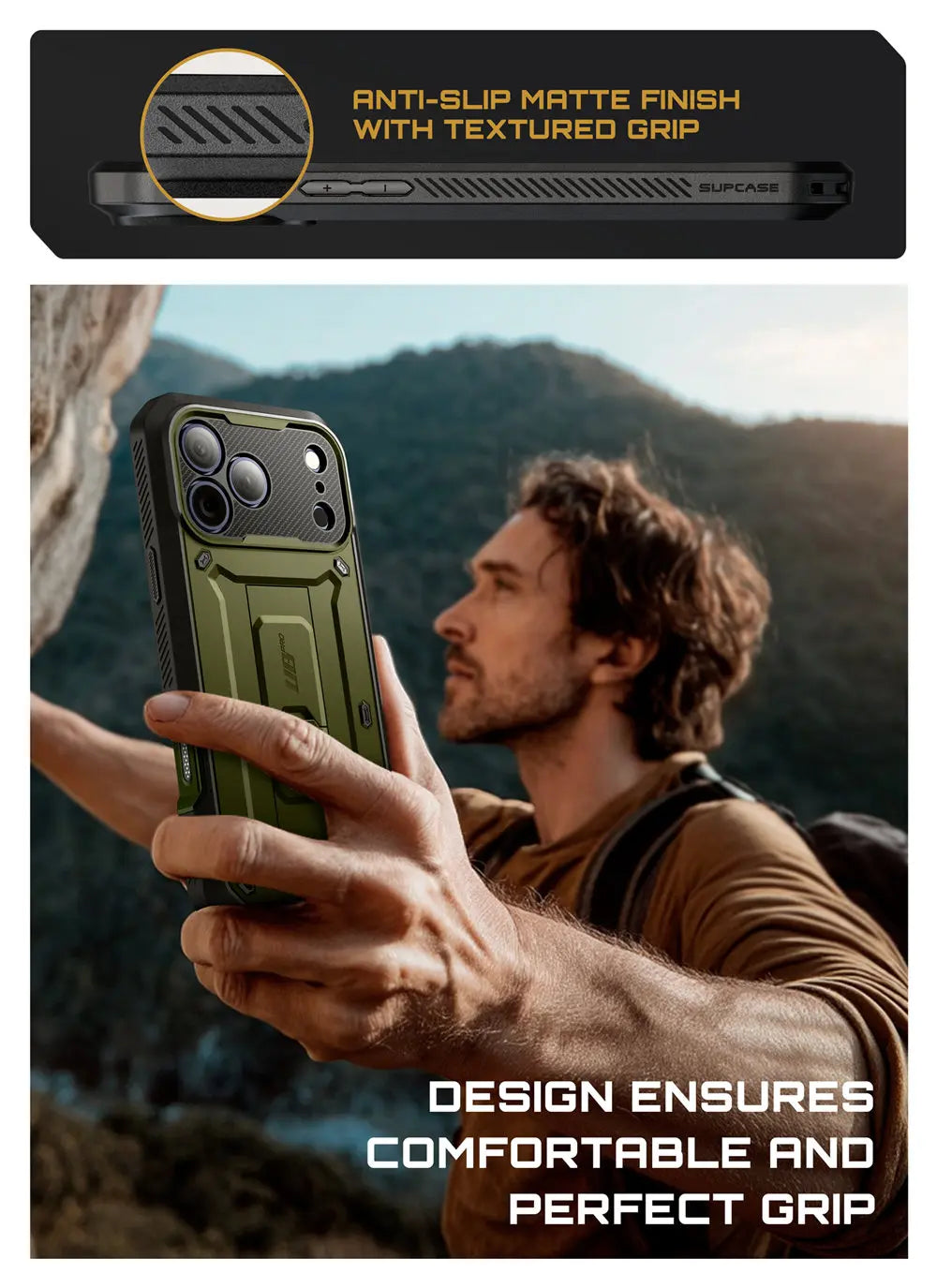 SUPCASE For iPhone 17 Pro Case 6.3" (2025) UB Pro Full-Body Heavy Duty Rugged Phone Case with Built-in Screen Protector