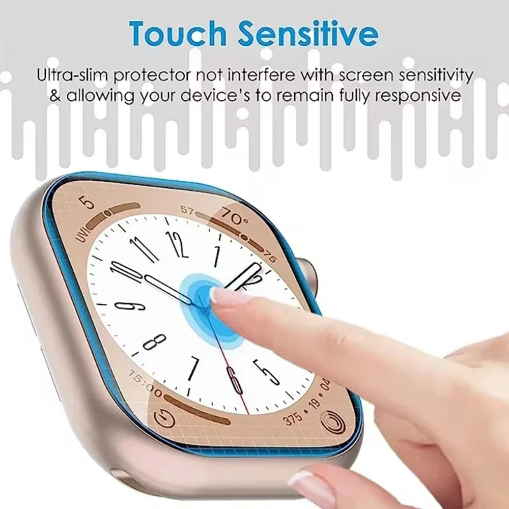 Screen Protector Film For Apple Watch Series 10 46mm 42mm Soft TPU Hydrogel HD Clear