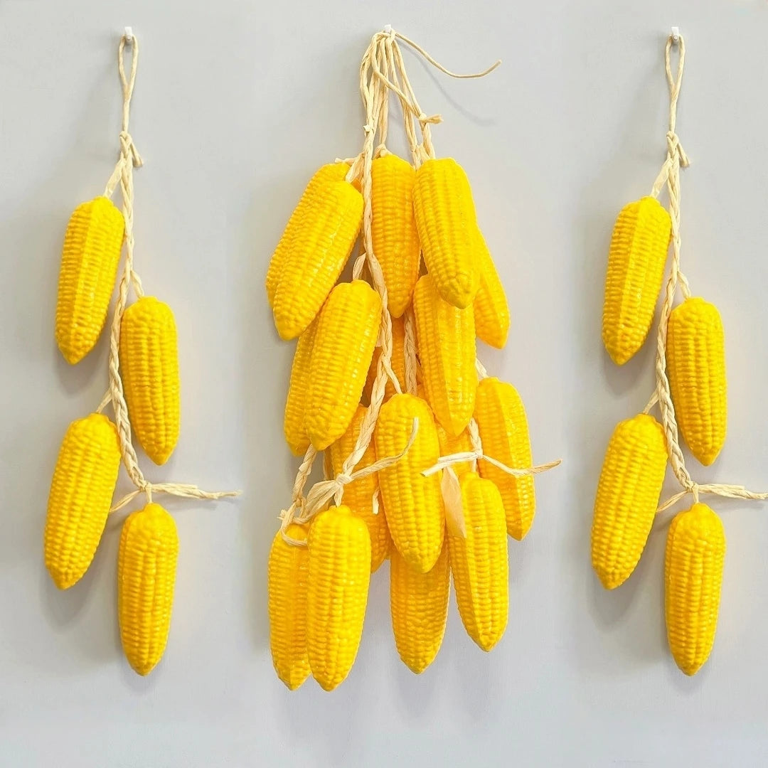 Artificial corn skewers, Realistic simulated fruit vegetable decoration