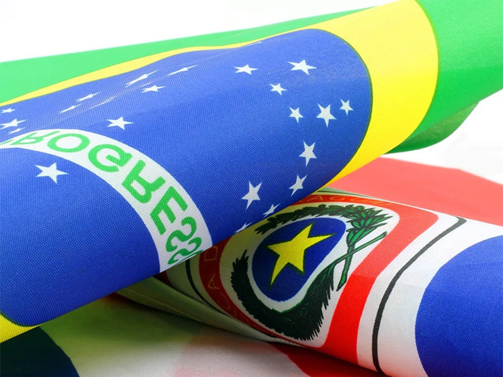 Aerlxemrbrae  14*21cm  String flag  32 countries around the world nations flag small flag   hanging flags