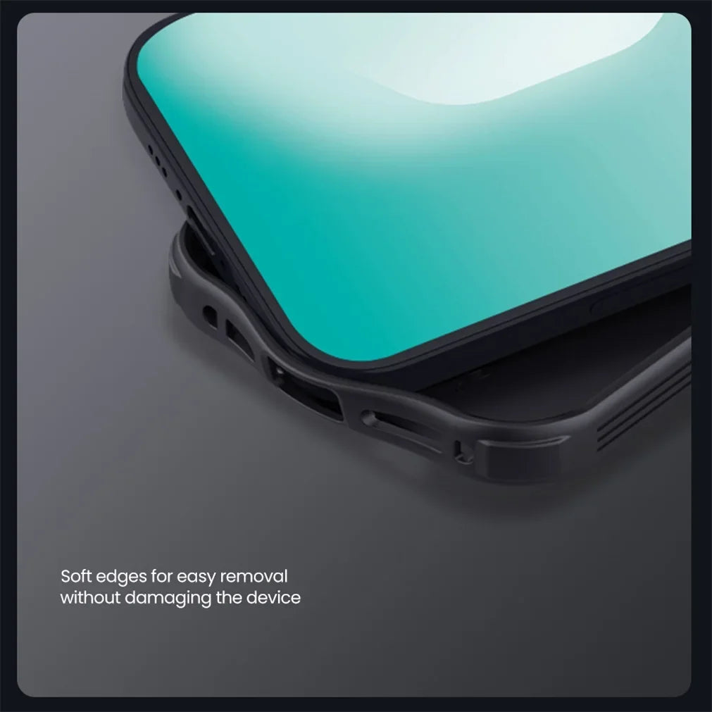 Phone Case NILLKIN For iPhone 17 Pro 17 Pro Max Matte MagSafe Case CamShield Pro Magnetic Charging Slider Camera Cover