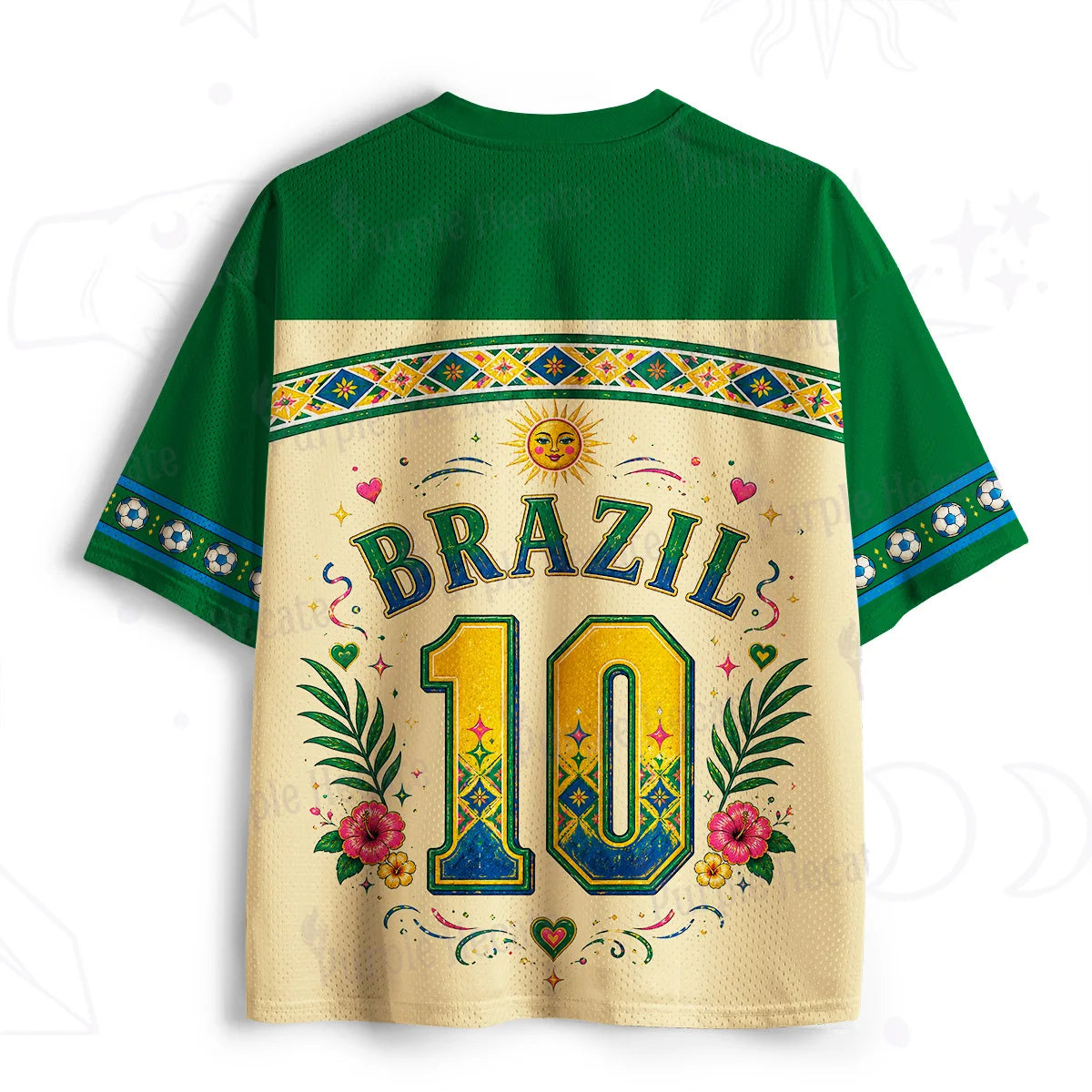 Brazil V-neck Mesh Jersey Men's Breathable Short Sleeved Sports T-shirt Retro Streetwear Casual Wear Men's