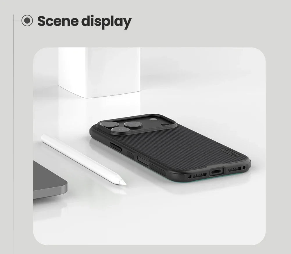 Phone case iPhone 17 Pro Max / 17 Air Nillkin Case Super Frosted Shield Pro Soft TPU Hard PC Ultra thin Back Cover Protection