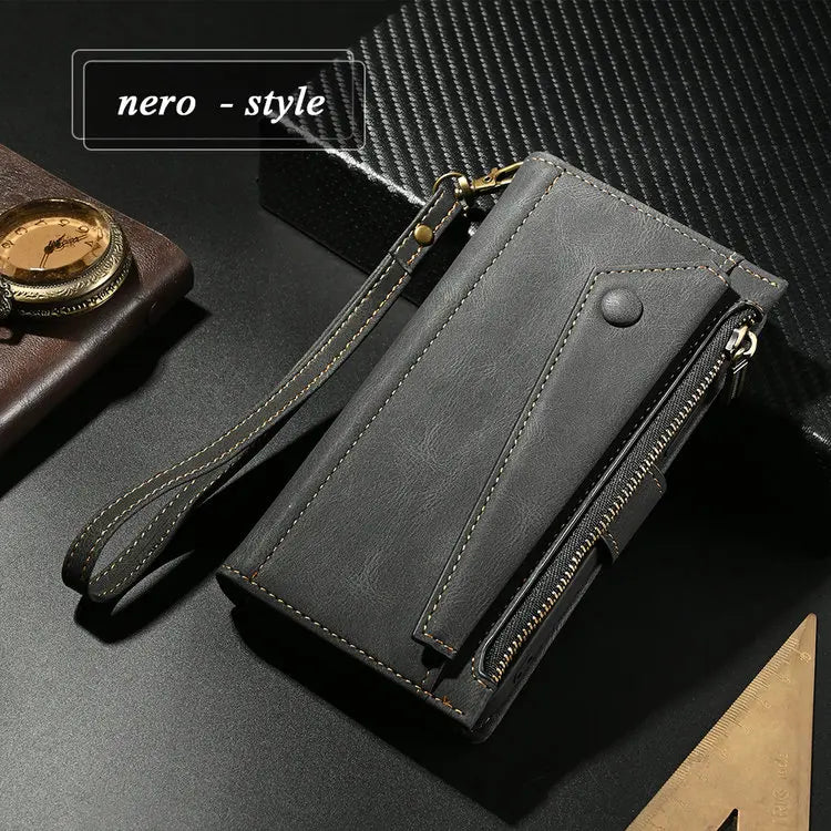 M55 M54 M35 M23 M13 5G 4G Zipper Leather Case Crossbody RFID for Samsung Galaxy M36 M16 M32 M31 M34 M06 M15 35 M 55 54 Book Etui