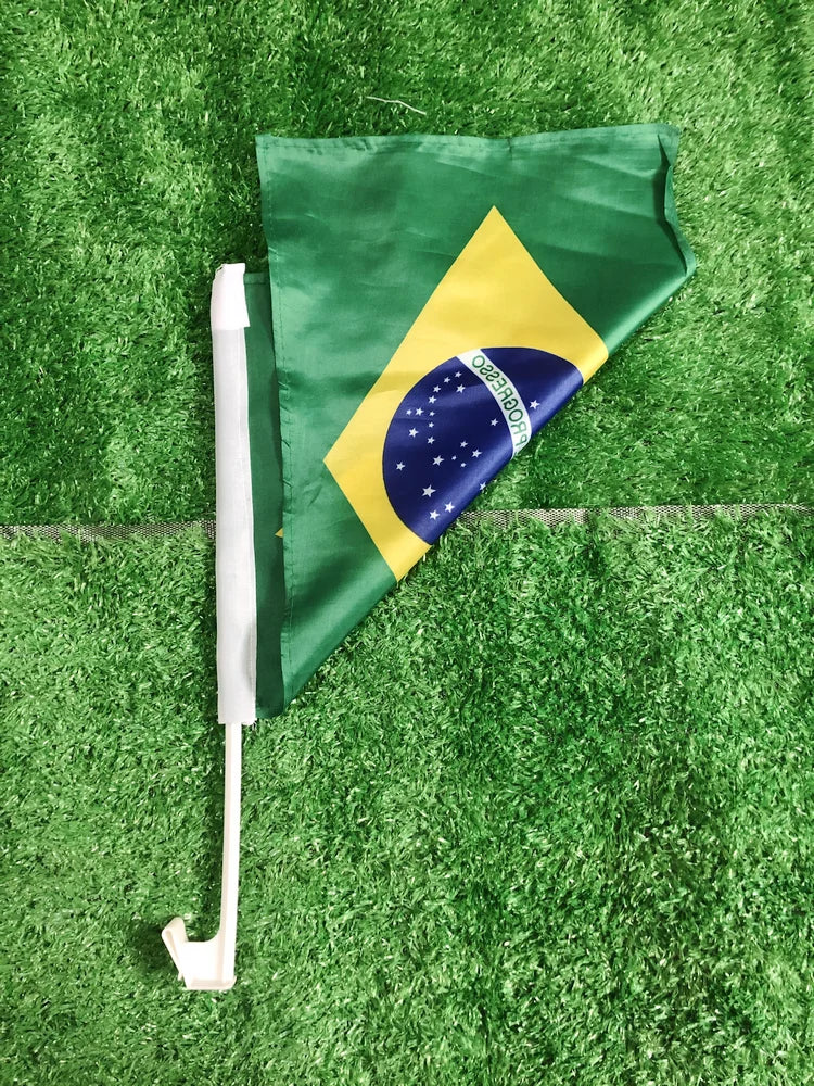 SKY FLAG 30*45cm Brazil car flag Brazil car plastic flagpole