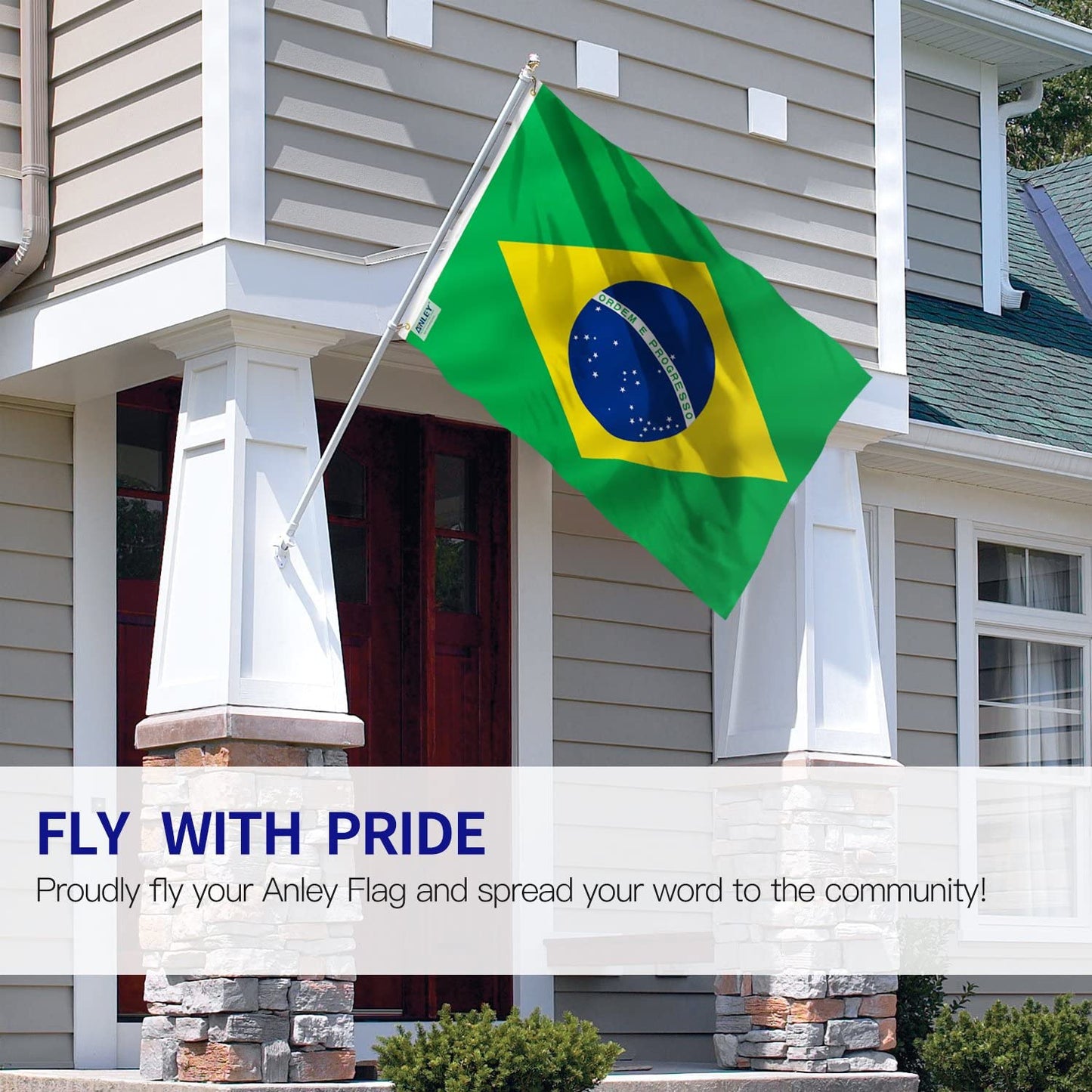 Brazilian National Flags 3x5 Foot Polyester Brazil Flag Decorations Fans Supporting for Sports Events Festivals Celebrations