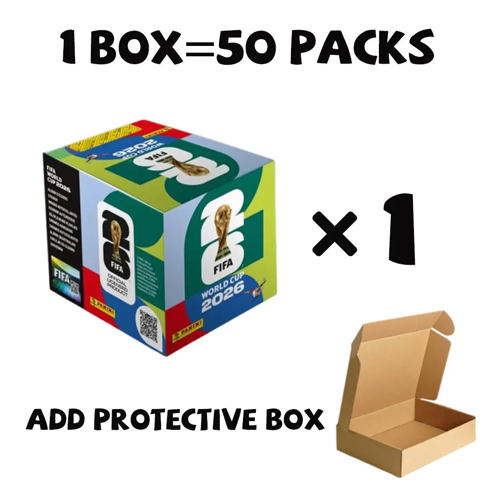 2026 Genuine Panini Official FIFA World Cup Soccer Card Sticker Pack & Album Limited Edition Collection Soccer Memorabilia Set
