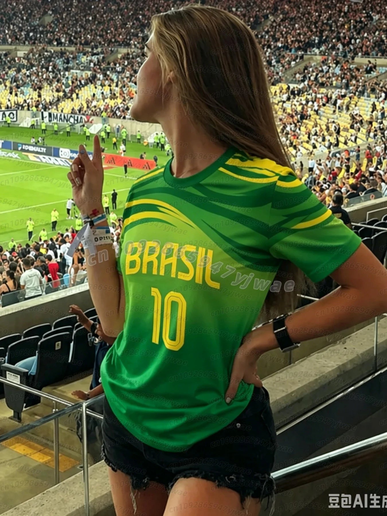 2026 Women Cheerleaders BRASIL O-Neck Short Sleeve T-Shirt