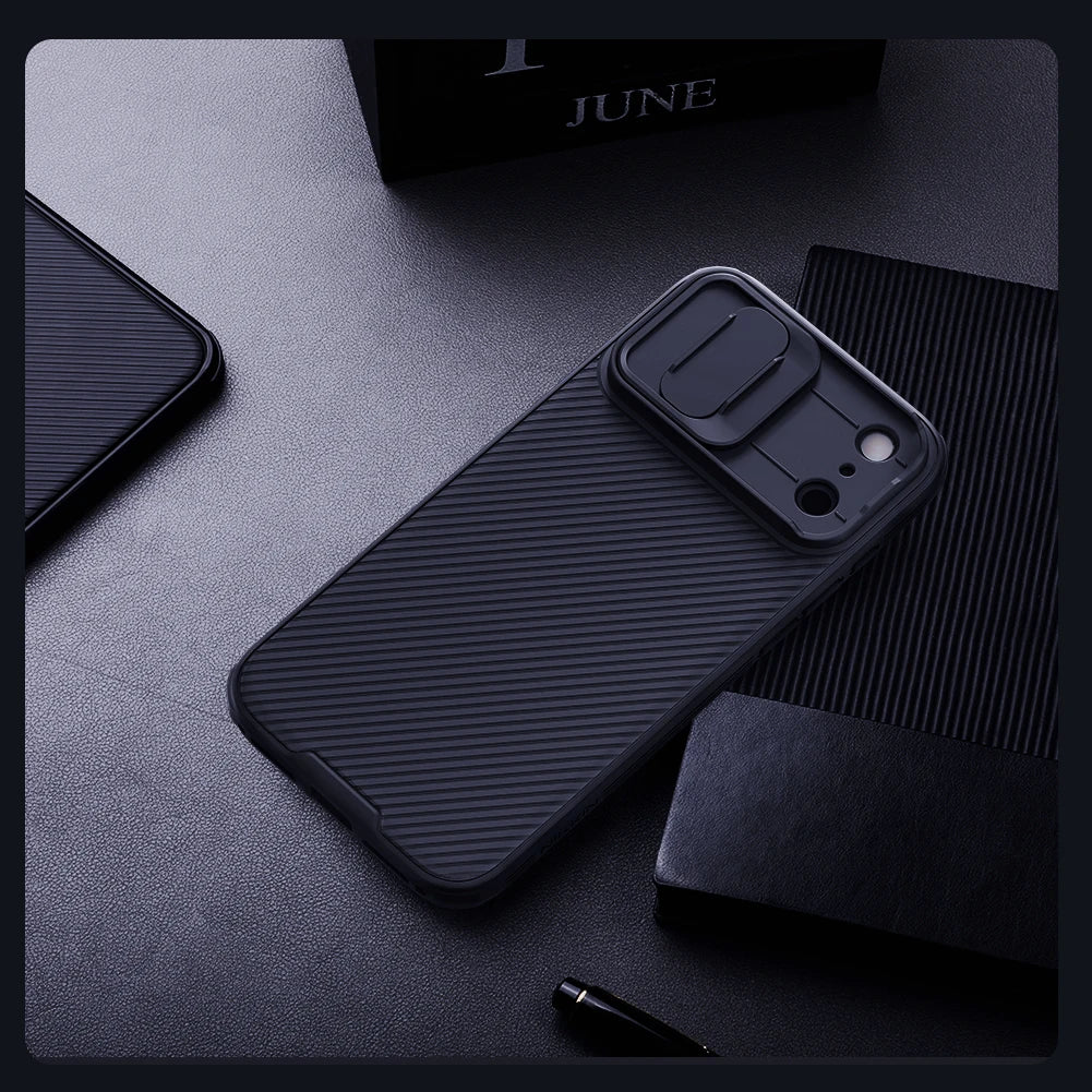 Phone case Nillkin For iPhone 17 Pro Max 17 Air 16 Pro Max 16Pro Magnetic CamShield Pro Case Slide Cover Lens PC+TPU Protection