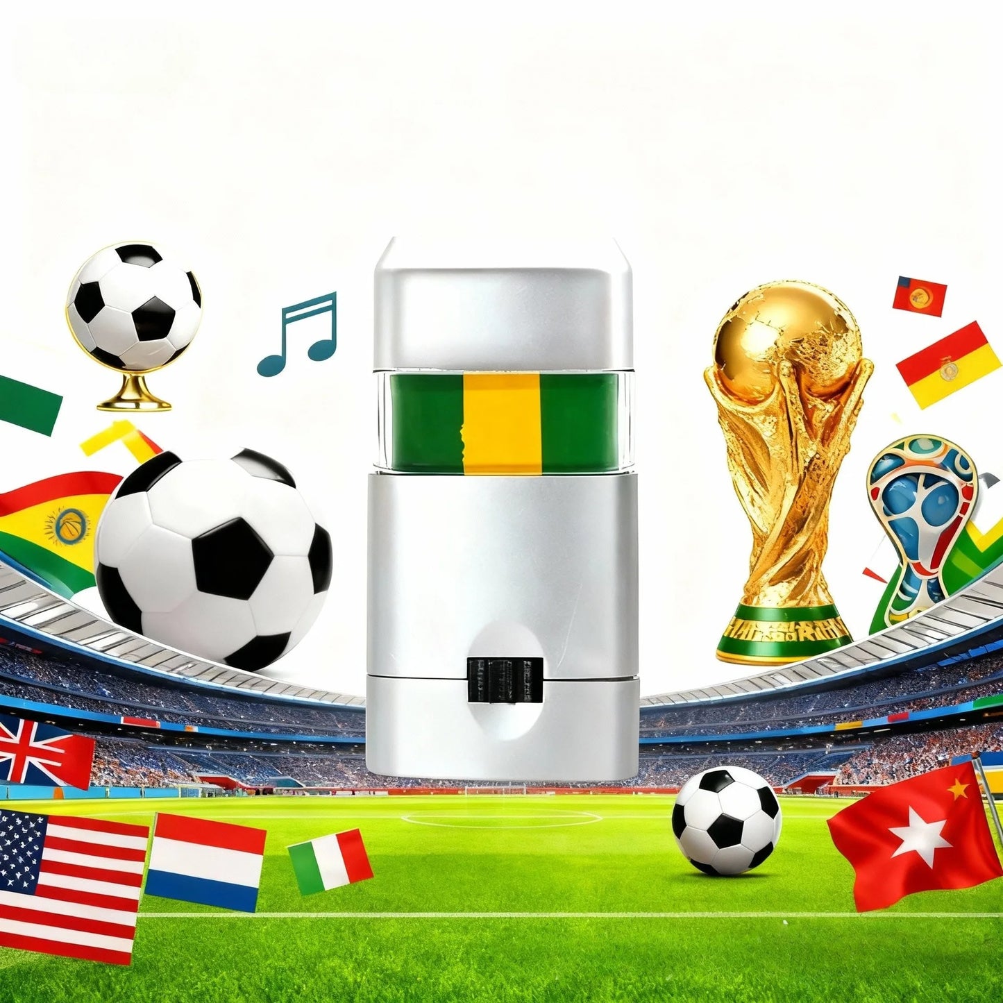 Country Flag Face Paint Stick Stripe Football Fan Brush Stick Face & Body Paint Football Game Cheering Cheerleading Decoration