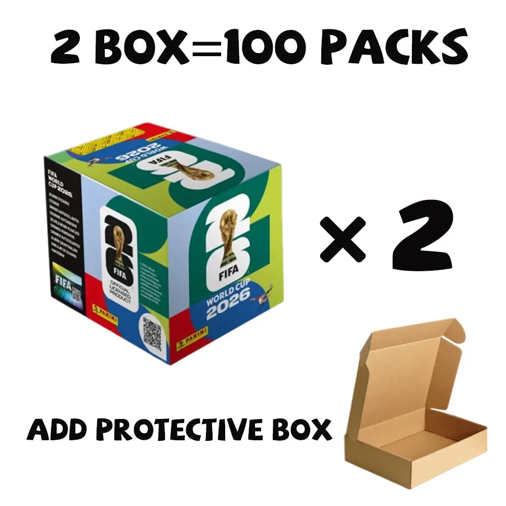 2026 Genuine Panini Official FIFA World Cup Soccer Card Sticker Pack & Album Limited Edition Collection Soccer Memorabilia Set