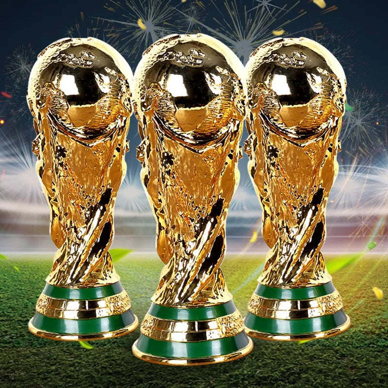World Cup Trophy Model Golden Resin Replica