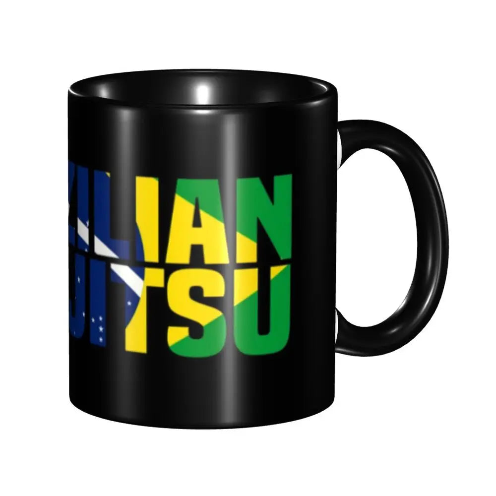 Customized Brazil Flag Brazilian Flag Coffee Mugs DIY Ceramic Tea Milk Cup