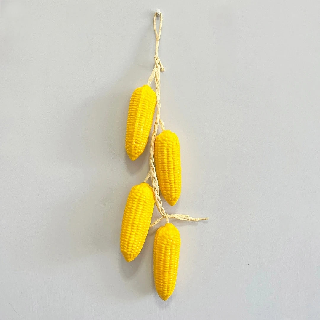 Artificial corn skewers, Realistic simulated fruit vegetable decoration