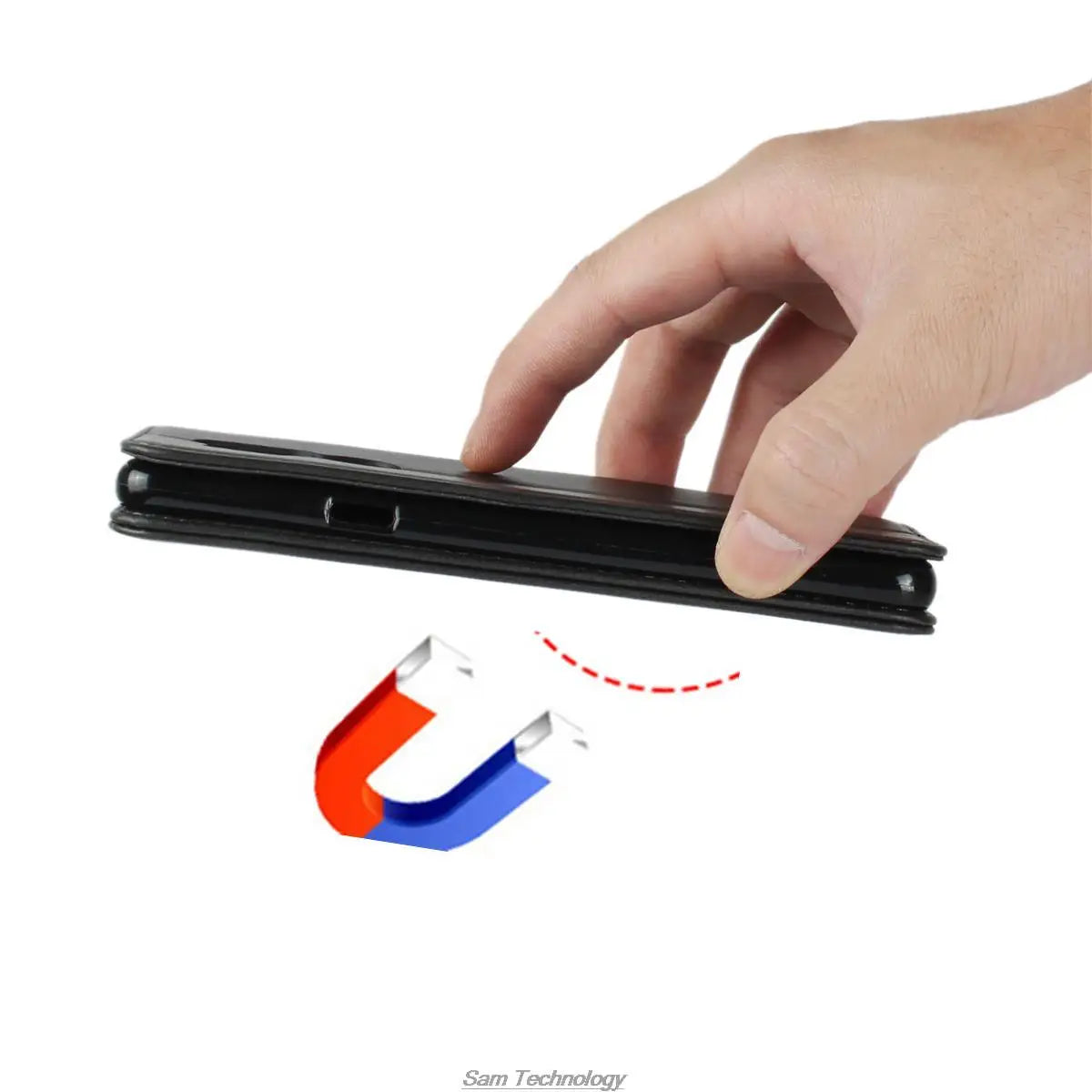 Phone Case Magnetic attraction Leather Case for Xiaomi POCOPHONE POCO C75 4G Holster Flip Cover Case Wallet Phone Bags