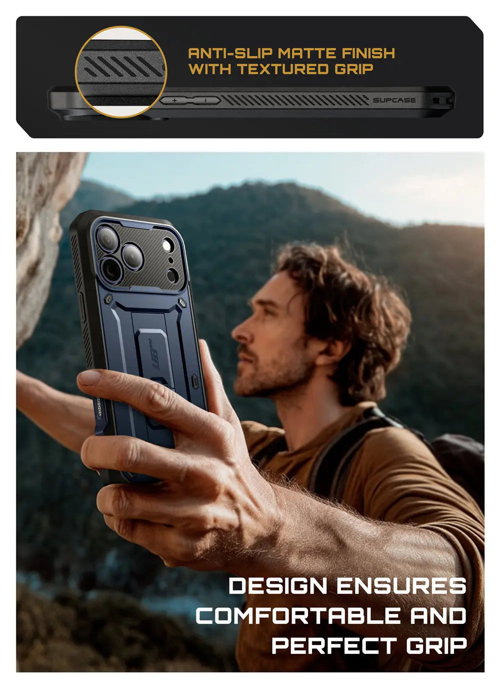SUPCASE For iPhone 17 Pro Case 6.3" (2025) UB Pro Full-Body Heavy Duty Rugged Phone Case with Built-in Screen Protector