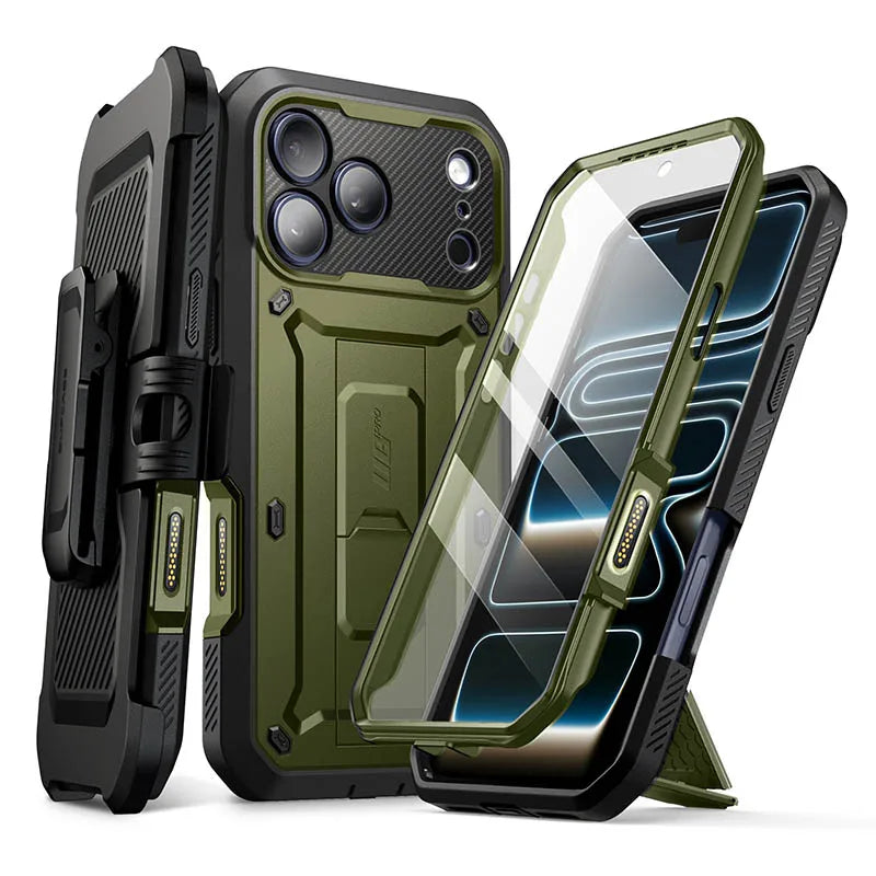 SUPCASE For iPhone 17 Pro Case 6.3" (2025) UB Pro Full-Body Heavy Duty Rugged Phone Case with Built-in Screen Protector
