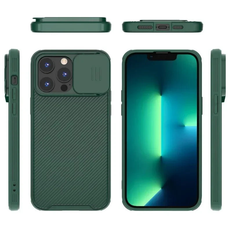 Phone Case For iPhone - 16/ 15 / 14 13 / 12 / 11 Pro Max Plus Window Protection lens Magnetic Magsafe Wireless Charge Shockproof Cover
