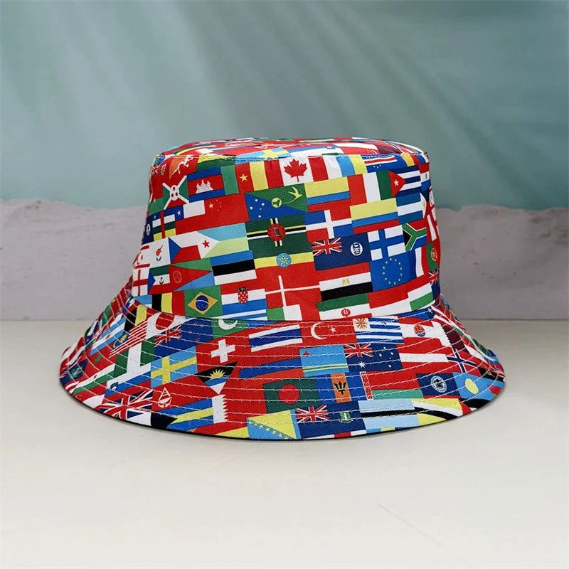 2026 Countries National Flag Bucket Hat Unisex