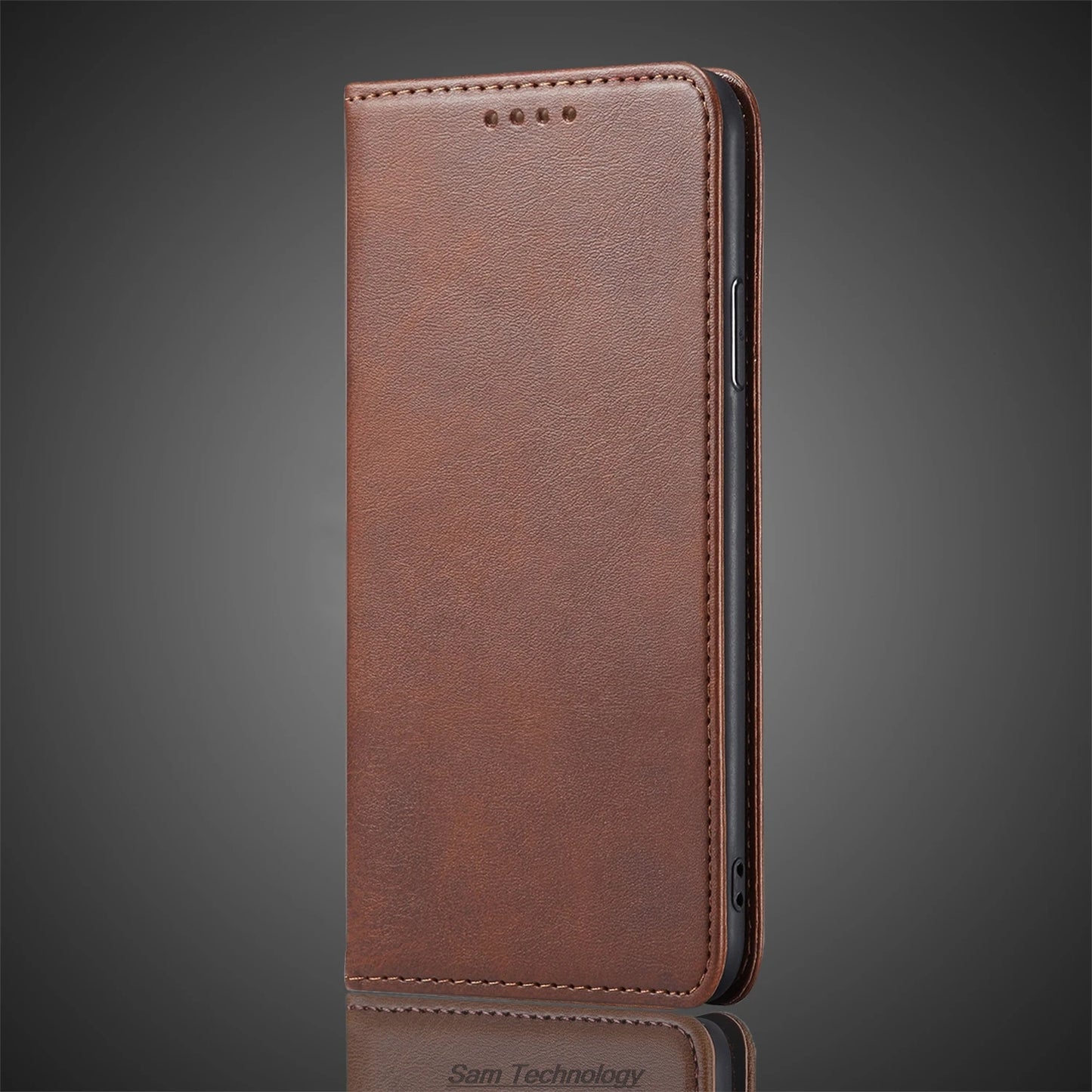 Magnetic attraction Leather Case for Samsung Galaxy M55 ( 5G SM-M556B ) Holster Flip Cover Case Wallet Phone Bags Fundas Coque