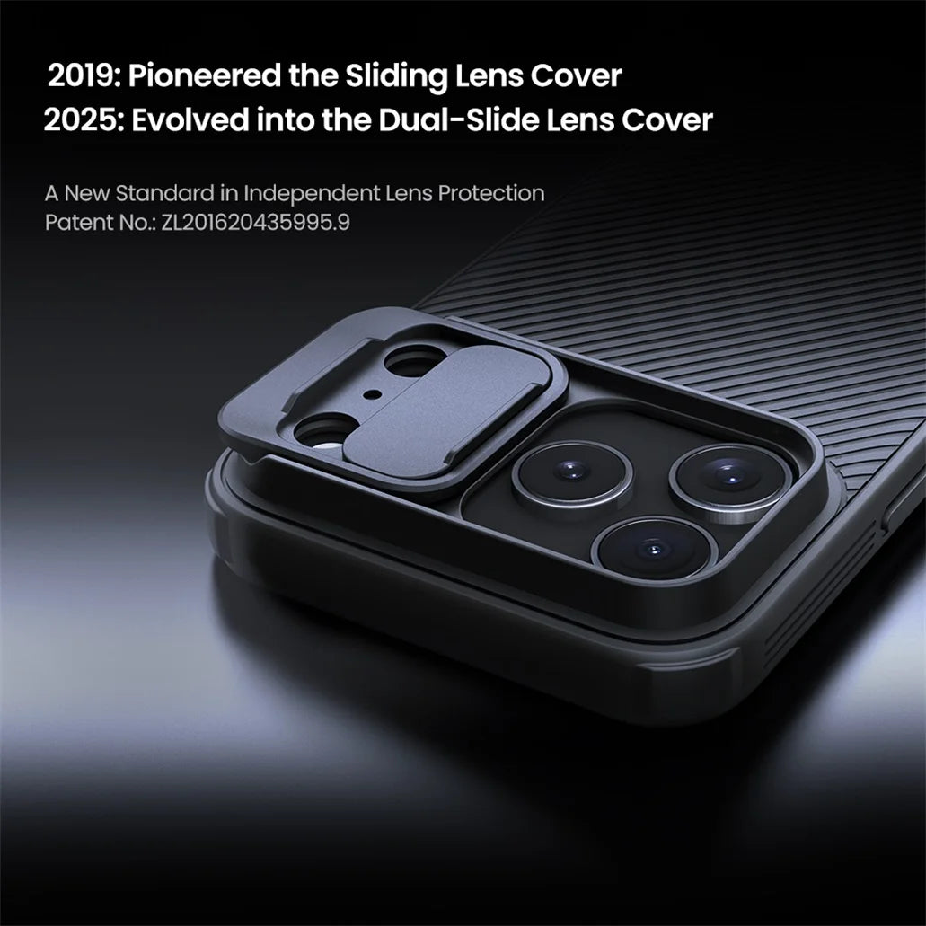 Phone Case NILLKIN For iPhone 17 Pro Max / 17 Pro Case CamShield Pro Shockproof Privacy Protection Slide Camera Cover For iPhone 17 / Air