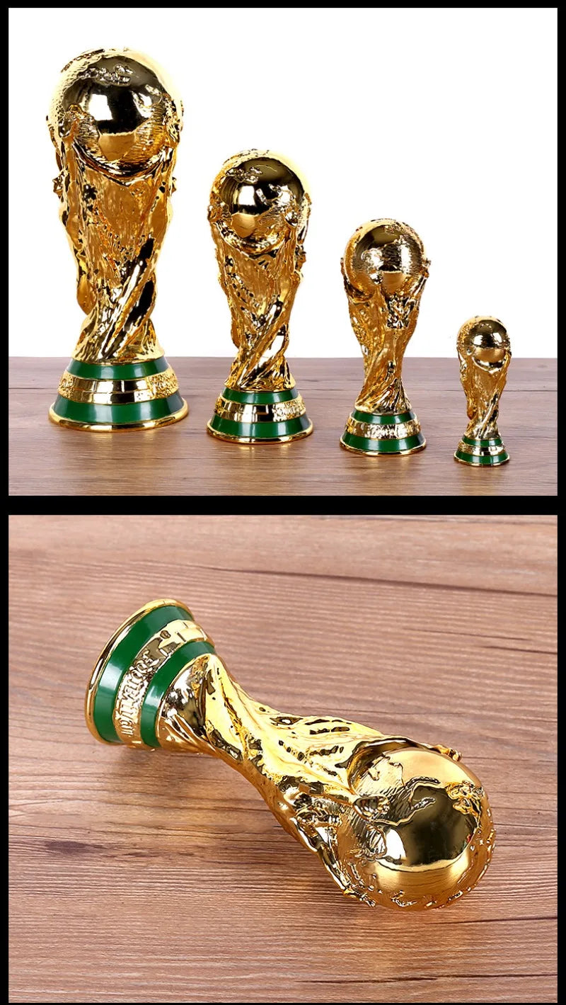 World Cup Trophy Model Golden Resin Replica