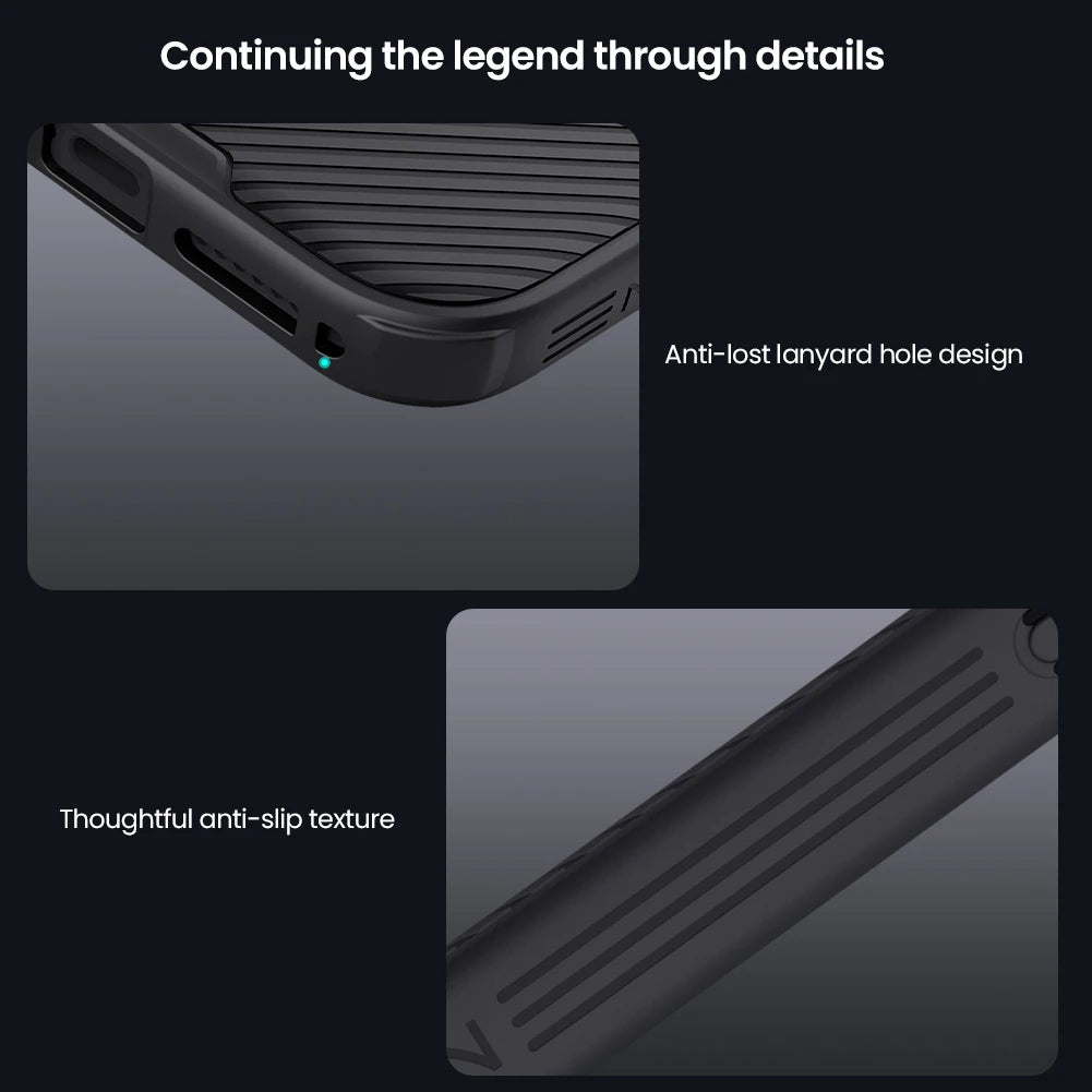 Phone case Nillkin For iPhone 17 Pro Max 17 Air 16 Pro Max 16Pro Magnetic CamShield Pro Case Slide Cover Lens PC+TPU Protection