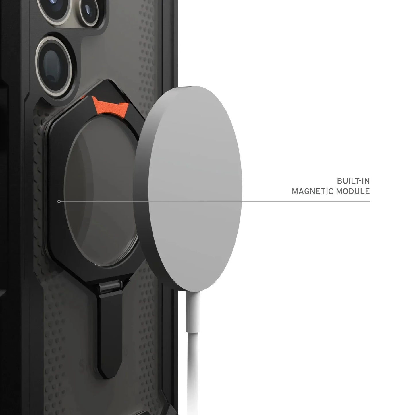 Original Plasma Kickstand Magnetic Case for Samsung Galaxy S24 S25 Ultra S23 Plus Rugged Stand Ring Shockproof MagSafe Cover