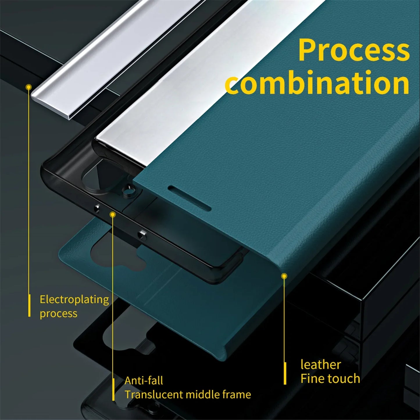 Luxury Flip Case For Samsung Galaxy A54 A34 A24 A14 A73 A53 A33 A23 A13 A52S A32 A22 A12 Wallet Stand Book Phone Cover