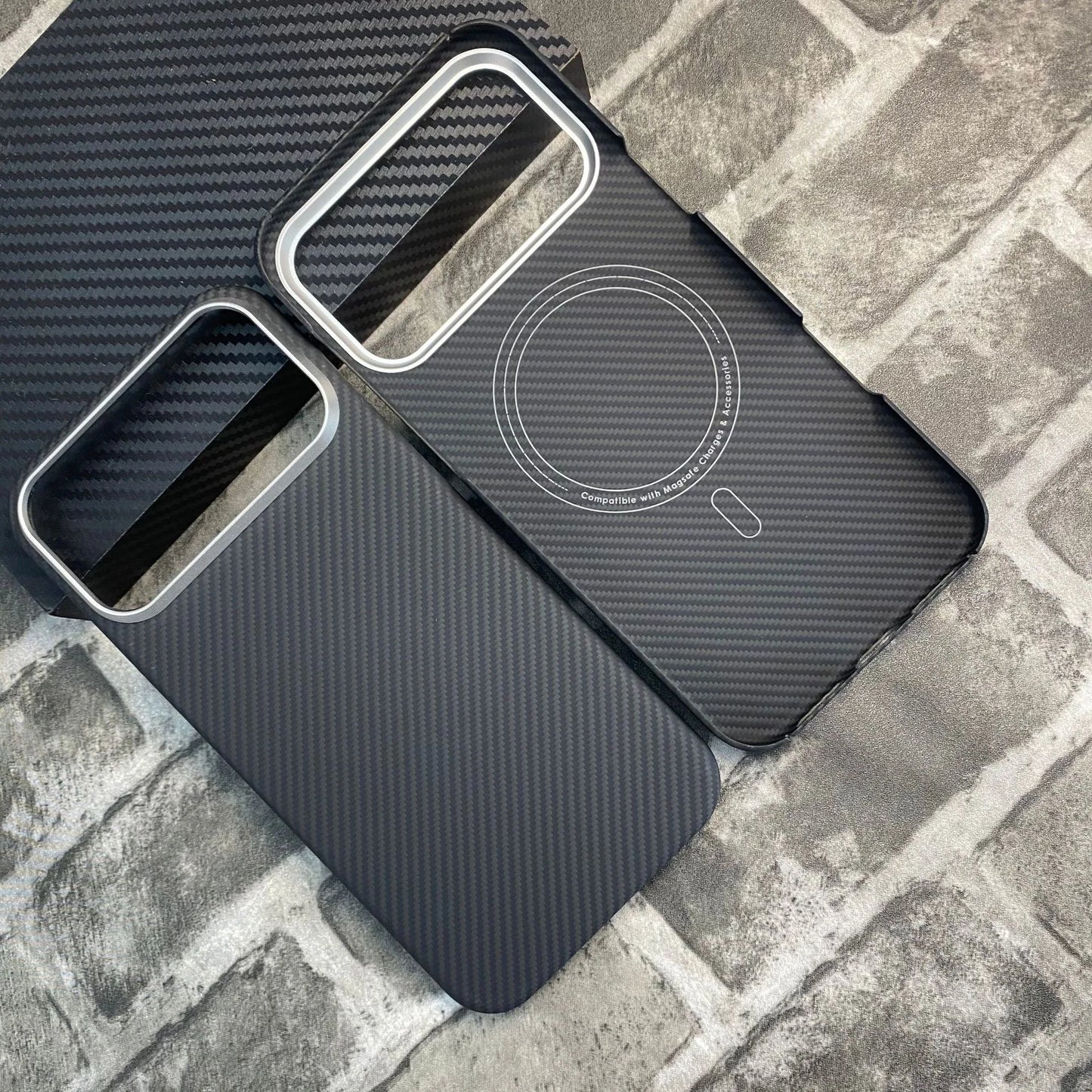 100% Kevlar Aramid Carbon Fiber Case For iPhone 17 Pro Max 17Pro Magsafe Luxury Cover Magnetic Ultra-Thin Phone Back Case
