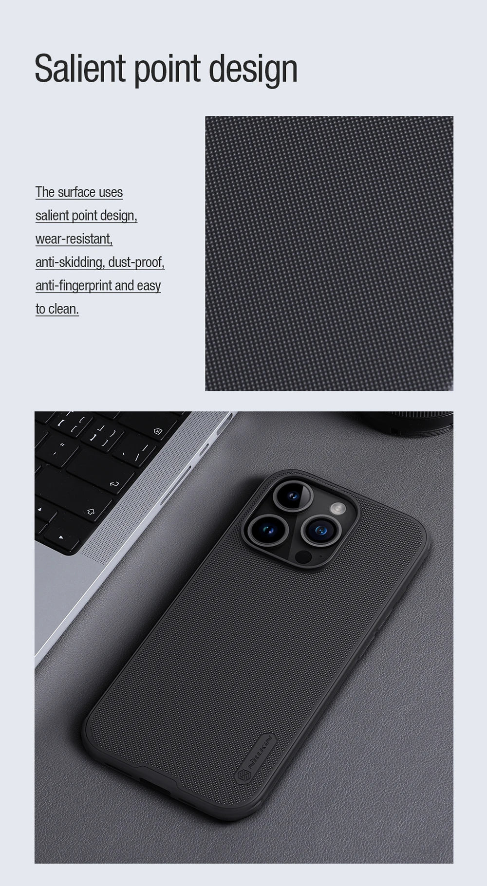 Phone case Nillkin  iPhone 16 15 14 13 Pro Max Pro Super Frosted Shield Pro Magnetic Case PC+TPU Protection Back Cover