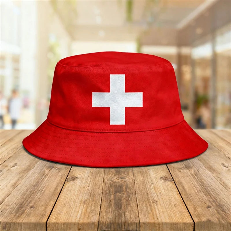 2026 Countries National Flag Bucket Hat Unisex