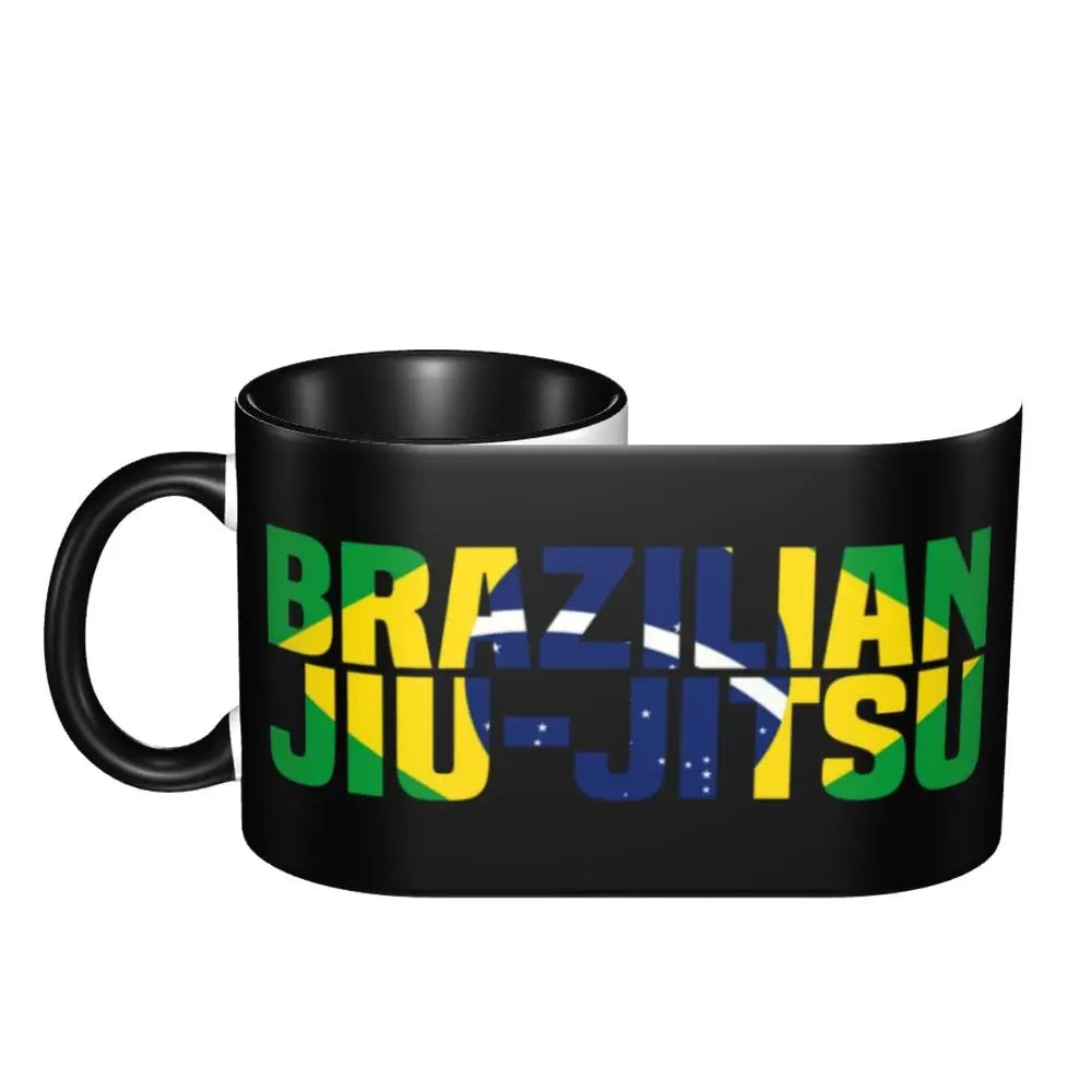 Customized Brazil Flag Brazilian Flag Coffee Mugs DIY Ceramic Tea Milk Cup