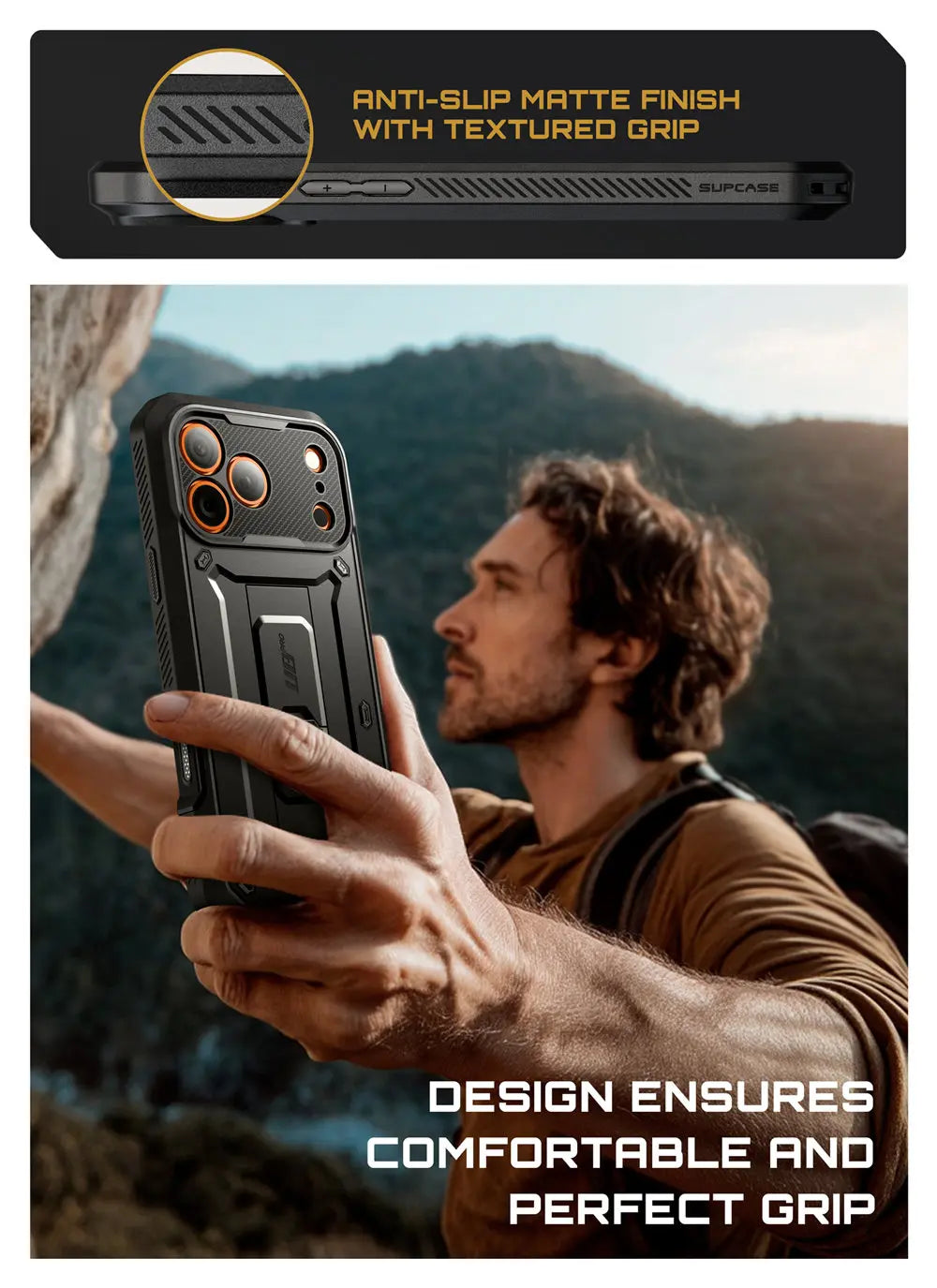 SUPCASE For iPhone 17 Pro Case 6.3" (2025) UB Pro Full-Body Heavy Duty Rugged Phone Case with Built-in Screen Protector