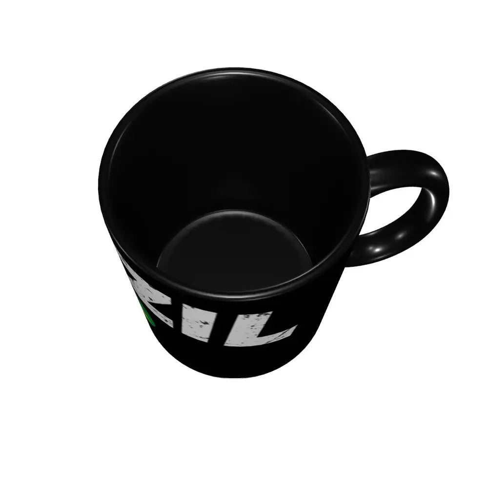 Customized Brazil Flag Brazilian Flag Coffee Mugs DIY Ceramic Tea Milk Cup