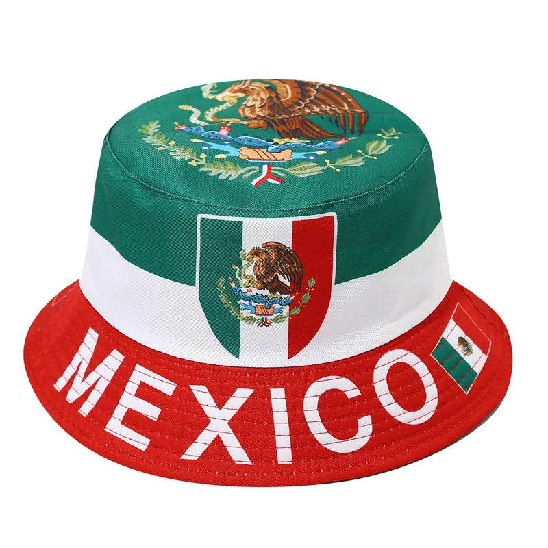2026 Countries National Flag Bucket Hat Unisex