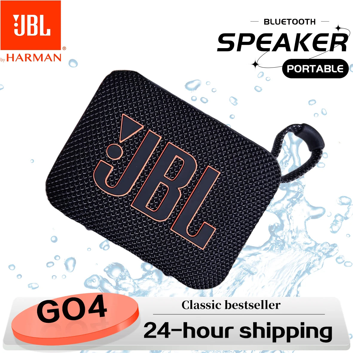 Original JBL GO 4 Wireless Bluetooth Speaker Portable Waterproof Speaker Outdoor Speakers Sports  Speaker JBL GO4 Bluetooth 5.3