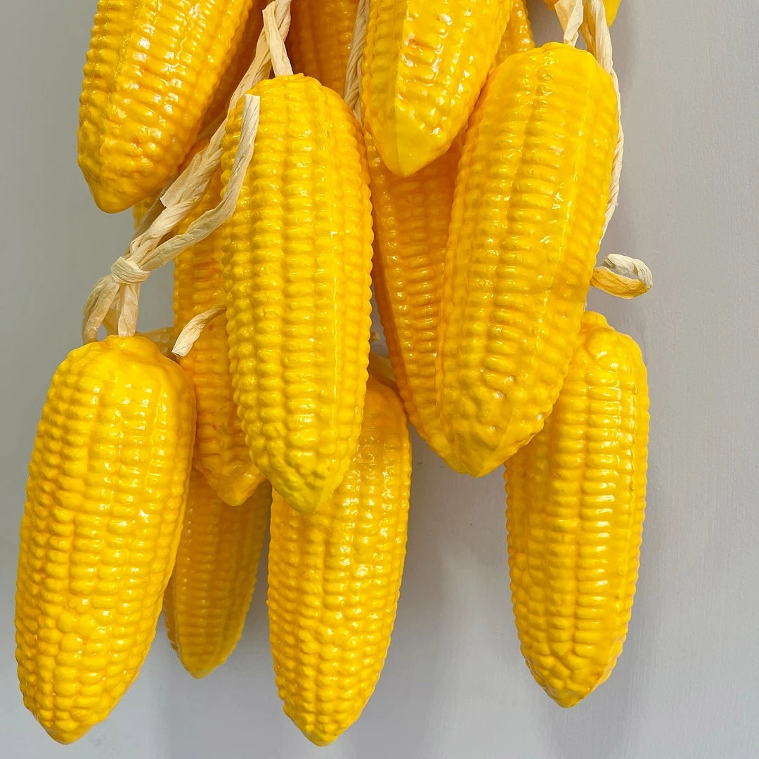 Artificial corn skewers, Realistic simulated fruit vegetable decoration