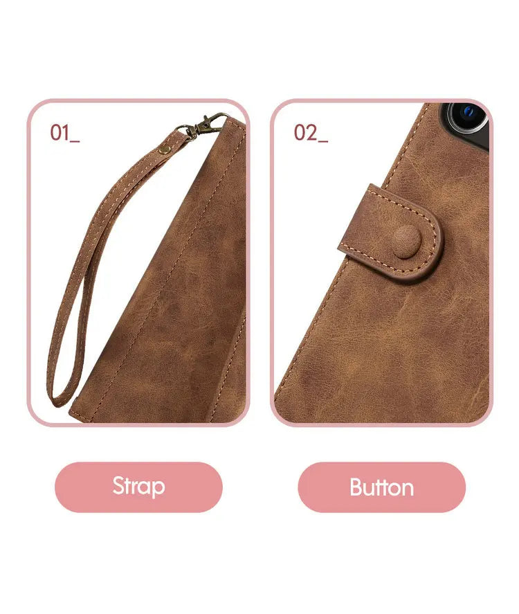 M55 M54 M35 M23 M13 5G 4G Zipper Leather Case Crossbody RFID for Samsung Galaxy M36 M16 M32 M31 M34 M06 M15 35 M 55 54 Book Etui
