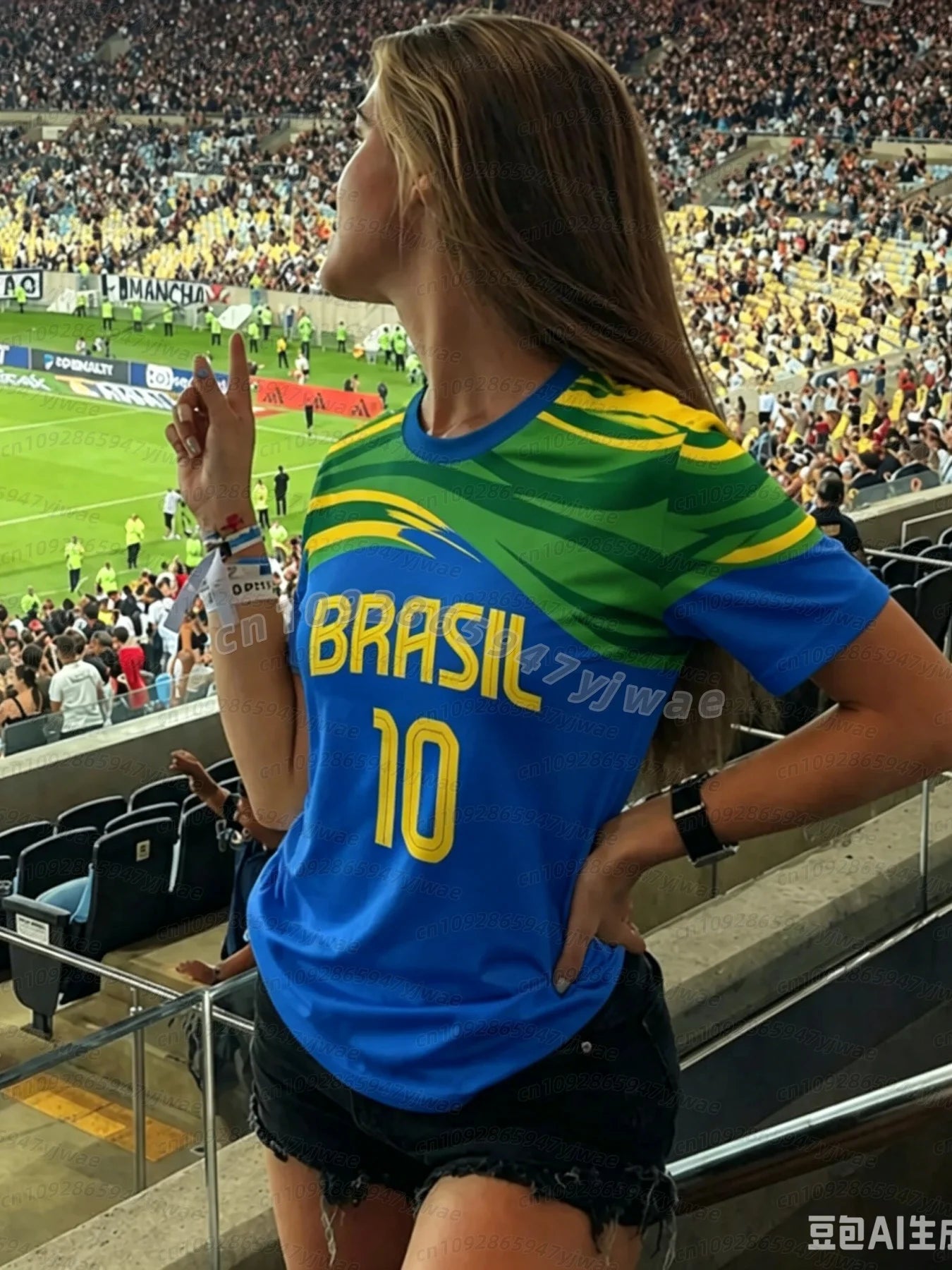 2026 Women Cheerleaders BRASIL O-Neck Short Sleeve T-Shirt
