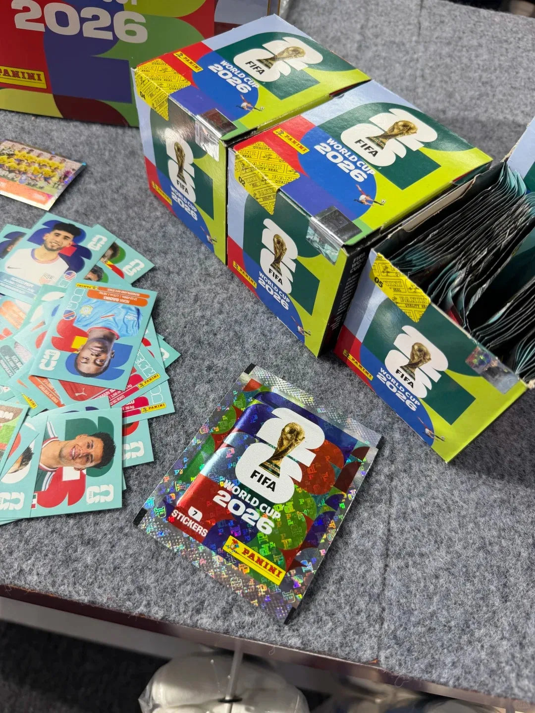2026 Genuine Panini Official FIFA World Cup Soccer Card Sticker Pack & Album Limited Edition Collection Soccer Memorabilia Set