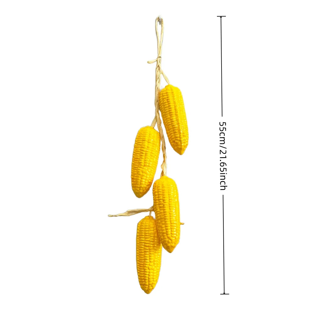 Artificial corn skewers, Realistic simulated fruit vegetable decoration