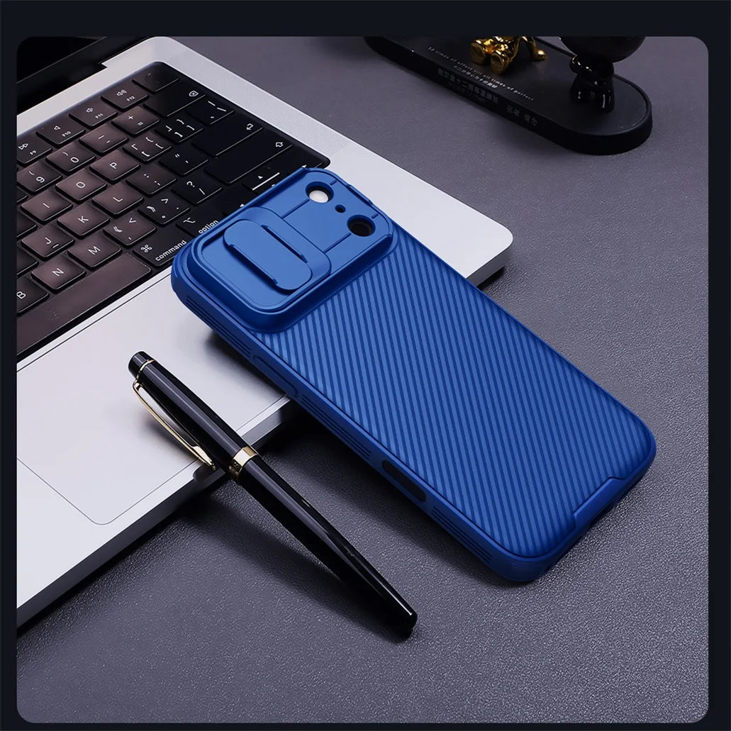 Phone Case NILLKIN For iPhone 17 Pro Max / 17 Pro Case CamShield Pro Shockproof Privacy Protection Slide Camera Cover For iPhone 17 / Air