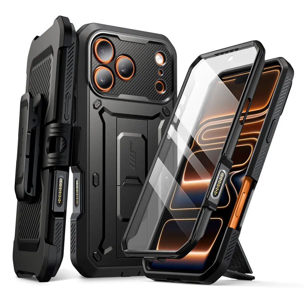 SUPCASE For iPhone 17 Pro Case 6.3" (2025) UB Pro Full-Body Heavy Duty Rugged Phone Case with Built-in Screen Protector