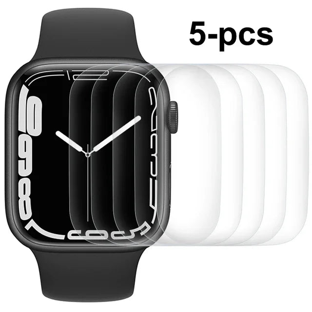 Screen Protector Film For Apple Watch Series 10 46mm 42mm Soft TPU Hydrogel HD Clear