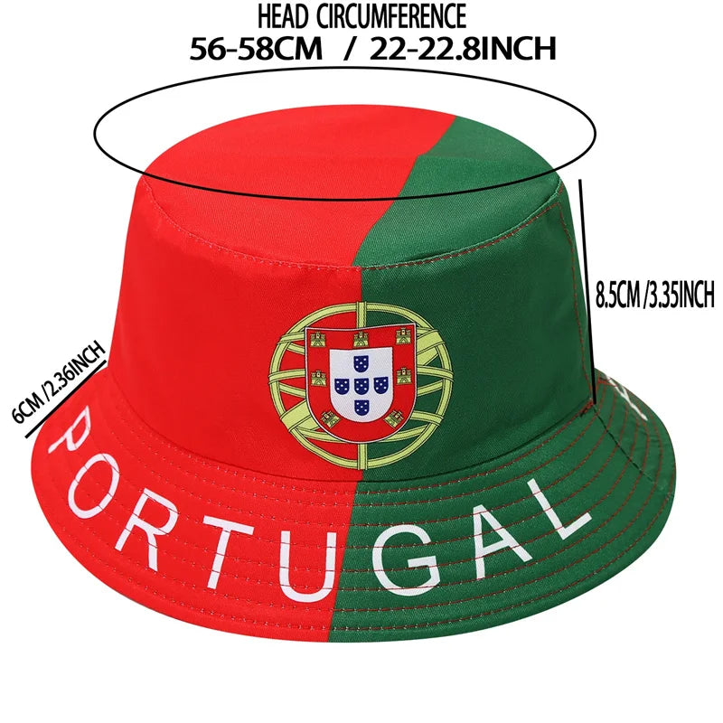 2026 Countries National Flag Bucket Hat Unisex