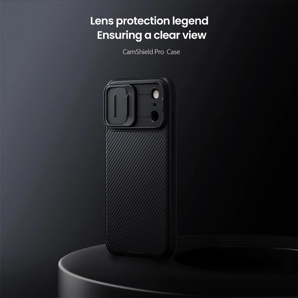 Phone Case NILLKIN For iPhone 17 Pro Max / 17 Pro Case CamShield Pro Shockproof Privacy Protection Slide Camera Cover For iPhone 17 / Air