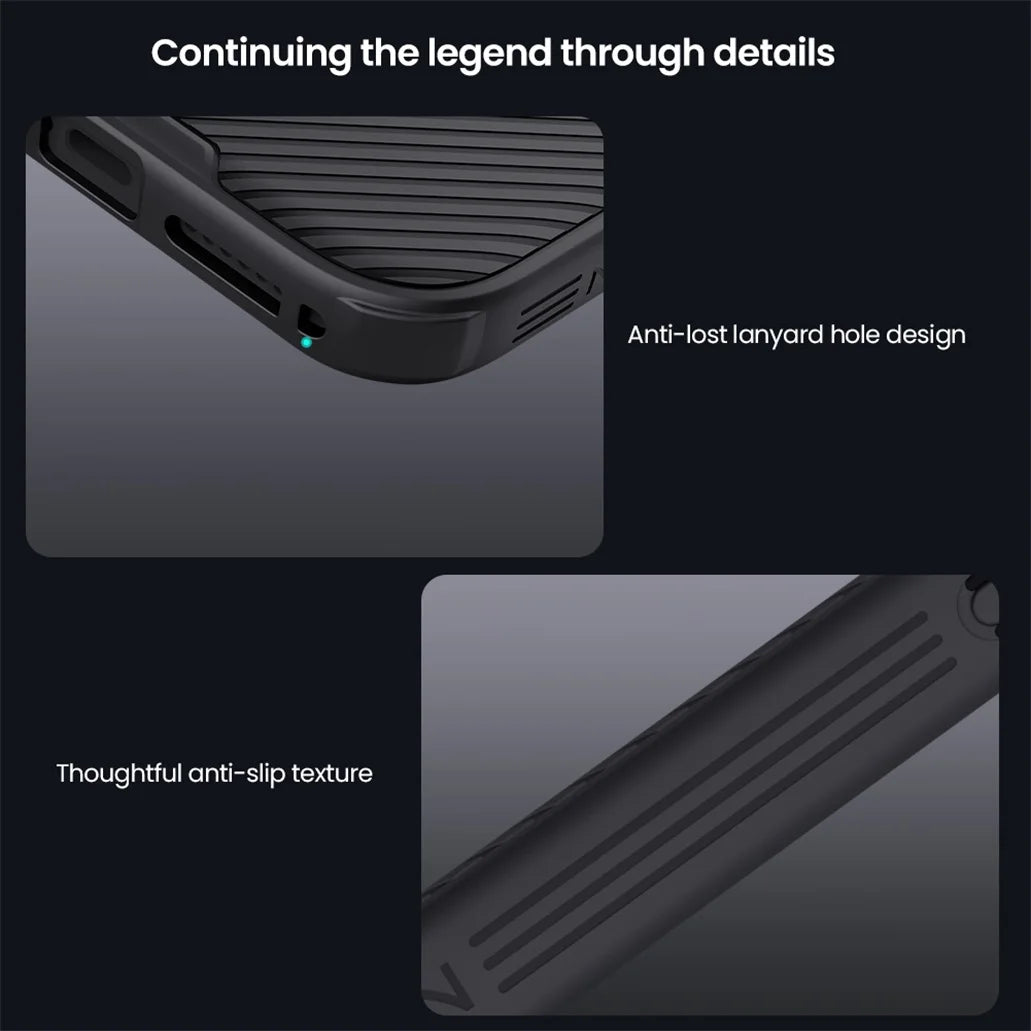 Phone Case NILLKIN For iPhone 17 Pro Max / 17 Pro Case CamShield Pro Shockproof Privacy Protection Slide Camera Cover For iPhone 17 / Air